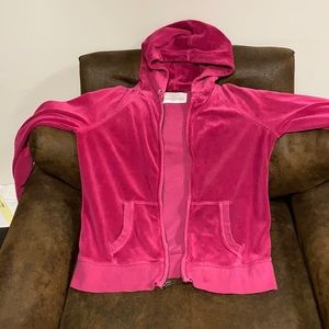 3/$30. BNWT. Pink color velour hoodie